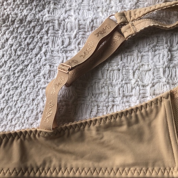 NWT INTIMATES UNDERWIRE DEMI BRA  PLUS SIZE 46B BEIGE/ TAN - Picture 5 of 8
